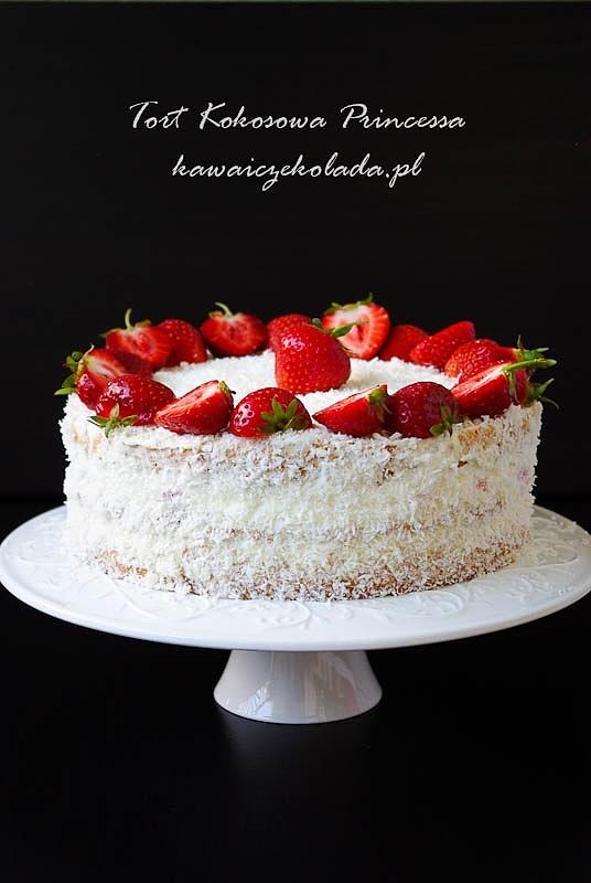 Tort kokosowa princessa
