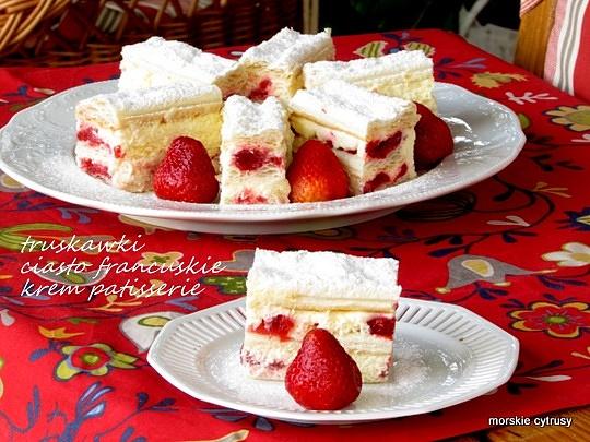 Wiedeń w Londynie i truskawkowe millefeuille z kremem patisserie