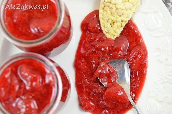 Frużelina truskawkowa - kisiel galaretka do deserów