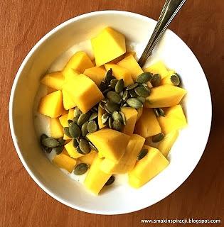 Bananowy jogurt z mango