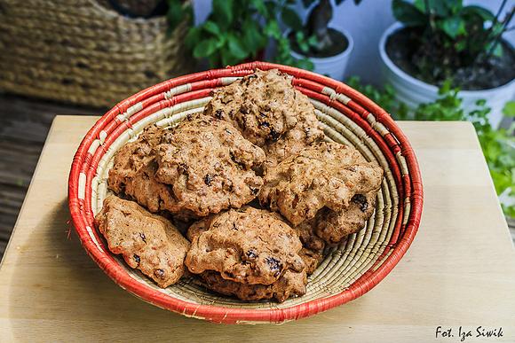 Orzechowo-porzeczkowe ciastka bez glutenu