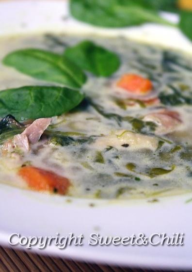 Zupa szpinakowa
