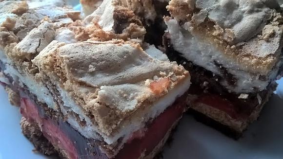 Truskawkowe oczko na ciasto z owocami