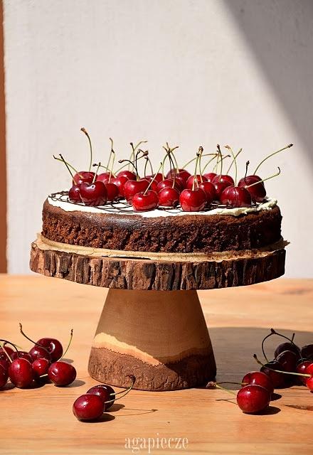 Bezglutenowe ciasto Nutella z czereśniami
