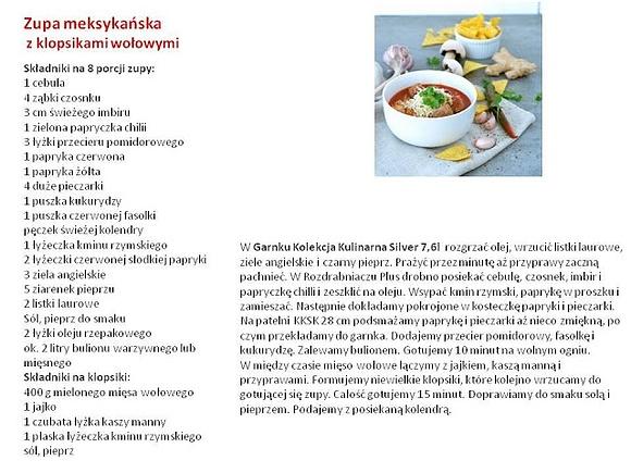 Zupa Meksykańska z Klopsikami