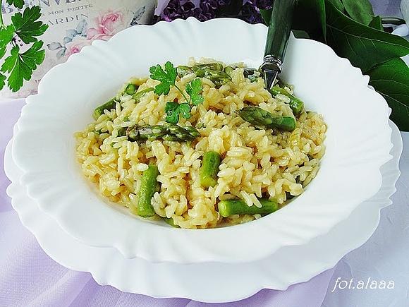 Risotto ze szparagami