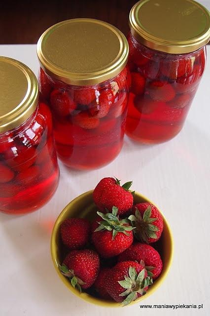 Kompot truskawkowy na zimę