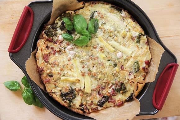 Omlet zapiekany z warzywami