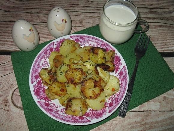 Ziemniaki smażone z koperkiem