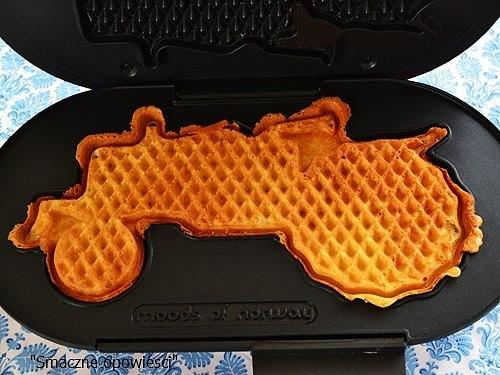 Gofry bez mleka i jajek