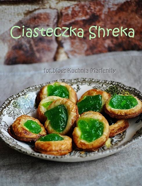 Ciasteczka francuskie oczy Shreka