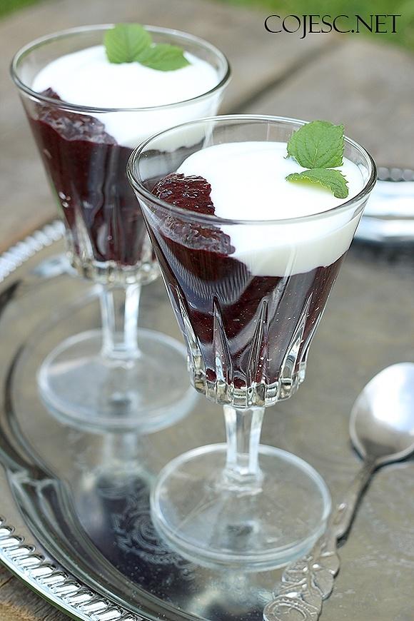Jagodowy pudding chia