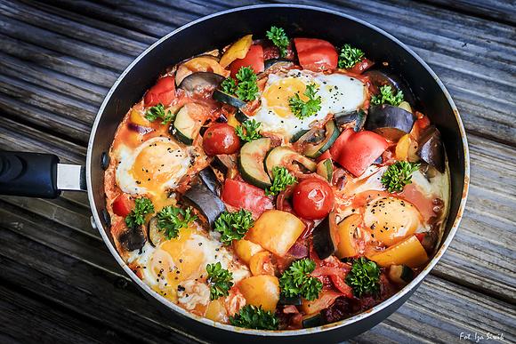 Ratatouille z jajkami