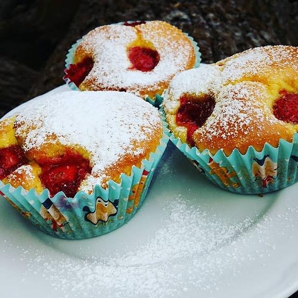 Waniliowe muffinki bezglutenowe i bezmleczne