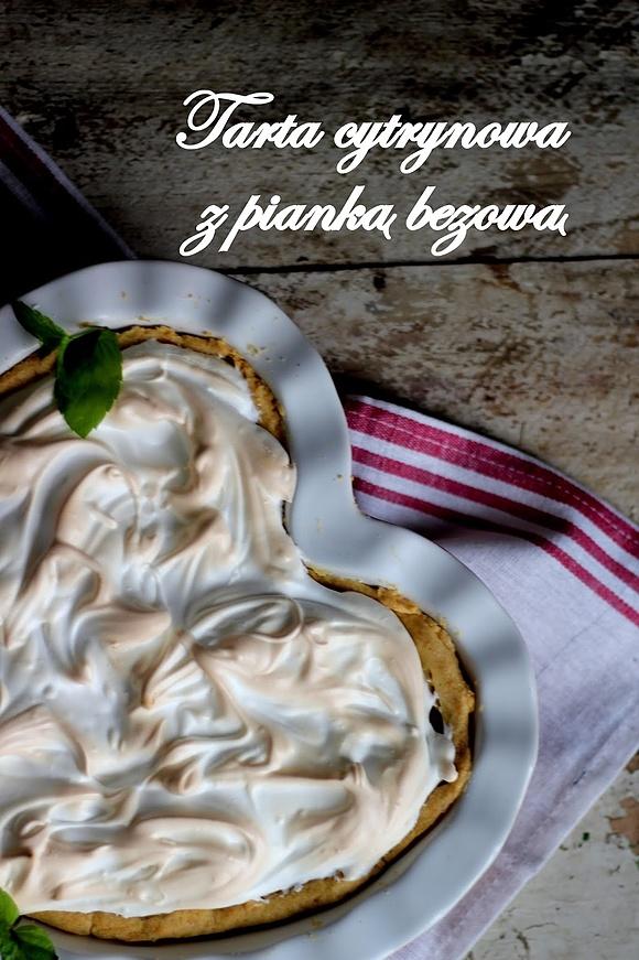 Tarta cytrynowa z pianką bezową