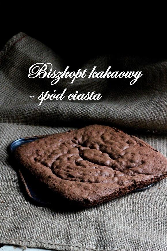 Kakaowy spód do ciasta – biszkoptowy