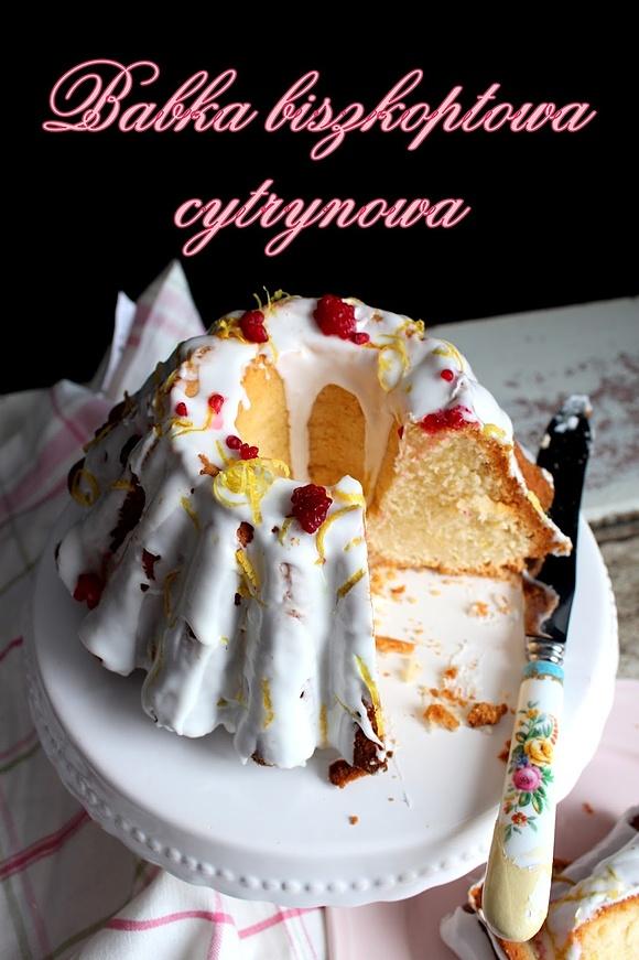 Babka cytrynowa biszkoptowa
