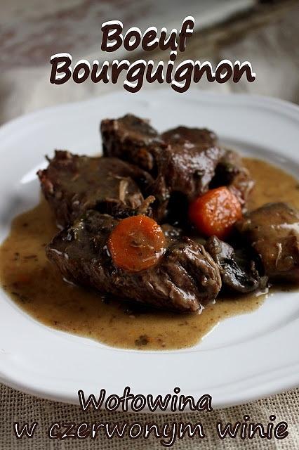 Boeuf bourguignon wołowina w czerwonym winie wg julii child