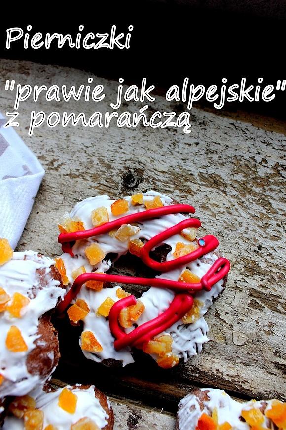Pierniczki miękkie z pomarańczą i skórką kandyzowaną