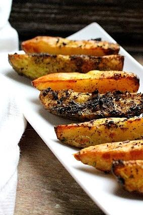 Pieczone ziemniaczki z curry i musztardą piripiri