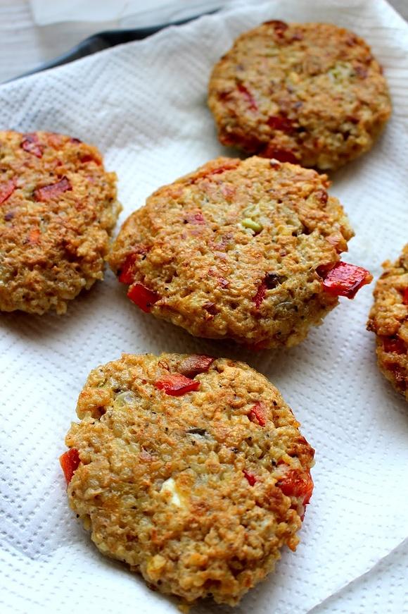 Warzywne kotlety z kaszą bulgur