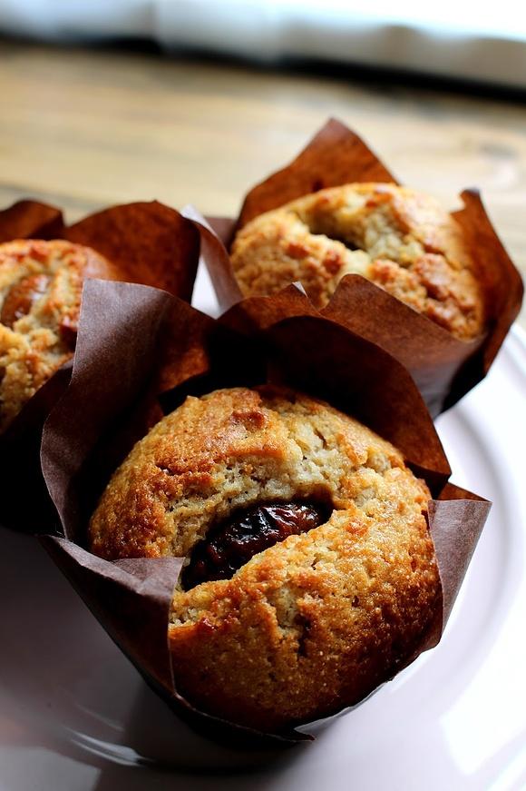 Pełnoziarniste muffinki z suszonymi figami