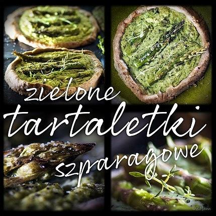 Zielone tartaletki z szparagami i tymiankiem
