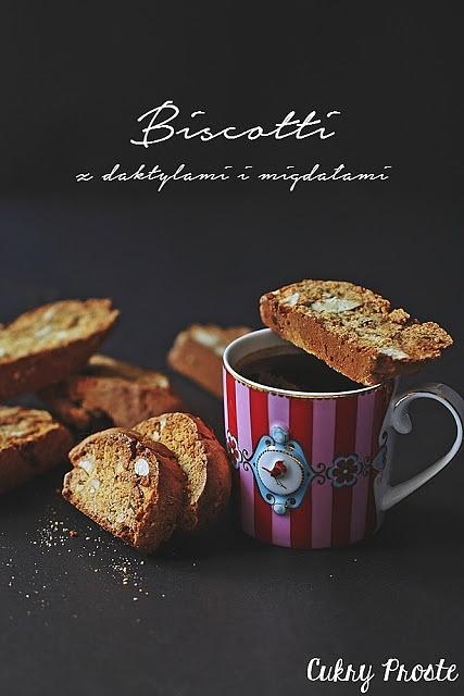 Biscotti z daktylami i migdałami