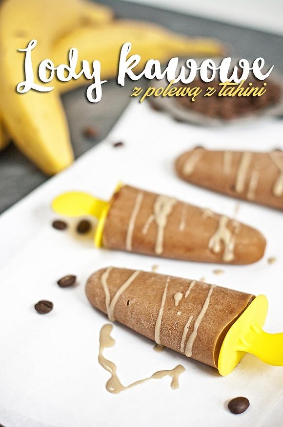 Lody kawowe z tahini i mlekiem kokosowym (wegańskie, paleo)