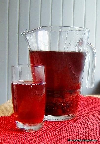 Kompot z porzeczek i wiśni