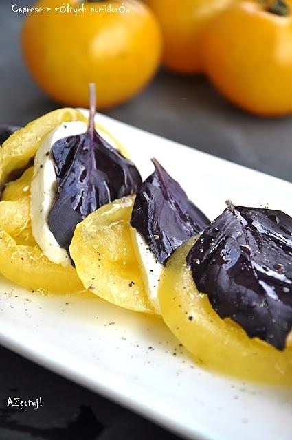 Klasyczne caprese w innych kolorach