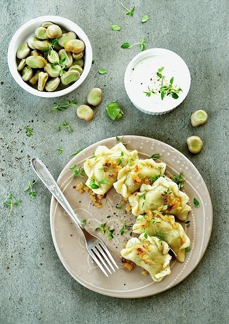 Pierogi z bobem