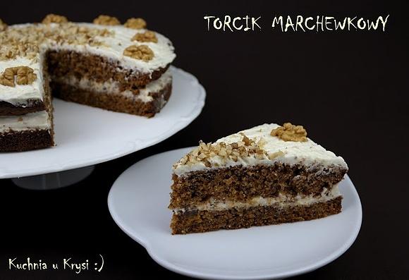 Torcik marchewkowy z musem figowym najsmaczniejszy i najłatwiejszy