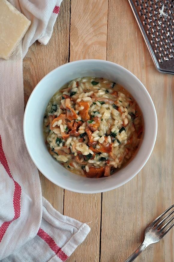 Risotto z kurkami
