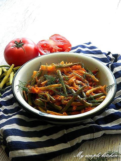 Fasolka szparagowa w pomidorach