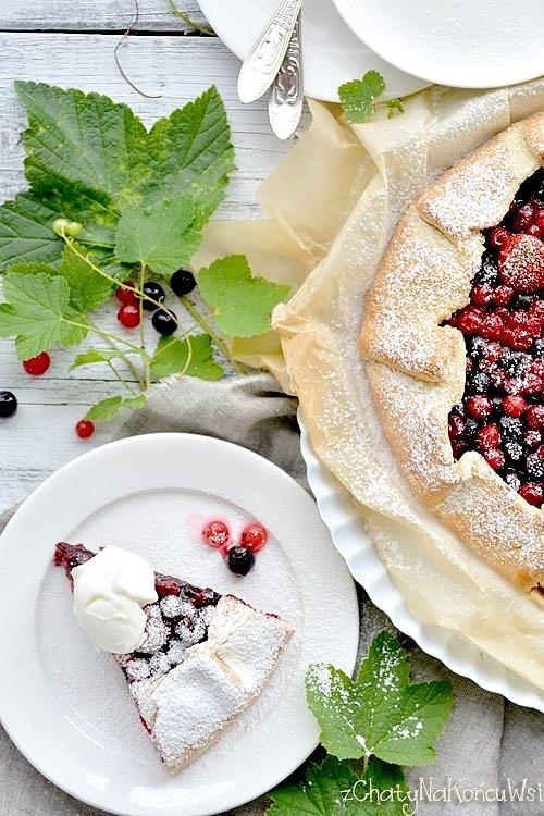 Galette z porzeczkami
