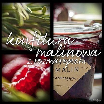 Konfitura malinowa z rozmarynem