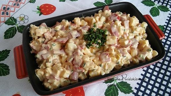 Sałatka z marynowanej papryki szybka imprezowa i grillowa