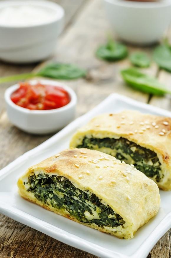 Strudel ze szpinakiem i ricottą