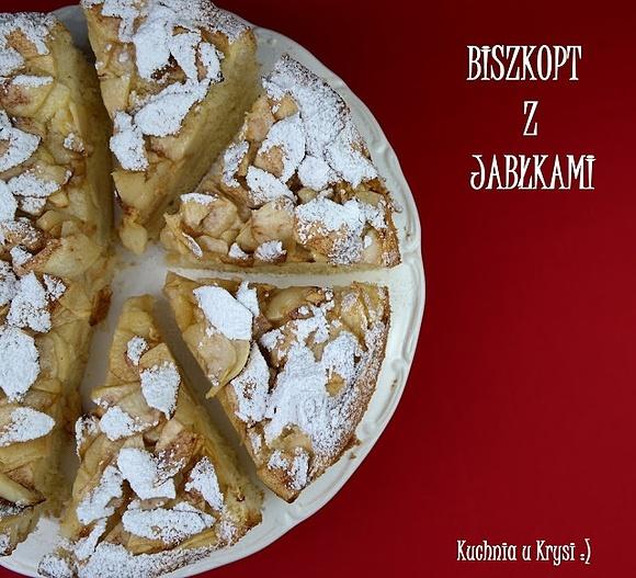 Biszkopt z jabłkami na weekend