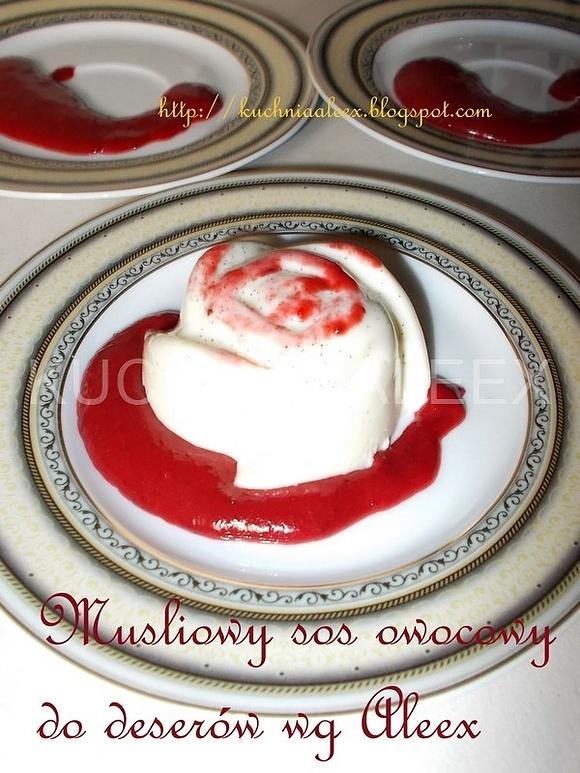 Muślinowy sos owocowy do deserów wg Aleex