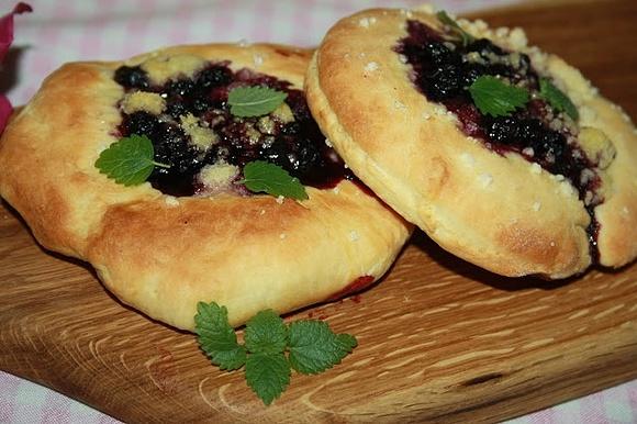 Bułeczki z jagodami