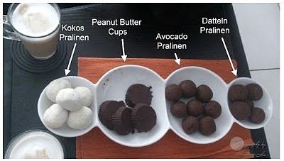 Avocado praliny z dwoma składnikami