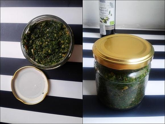 Proste i szybkie pesto z jarmużu do makaronu i kanapek