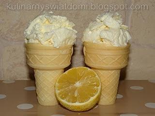Lody cytrynowe