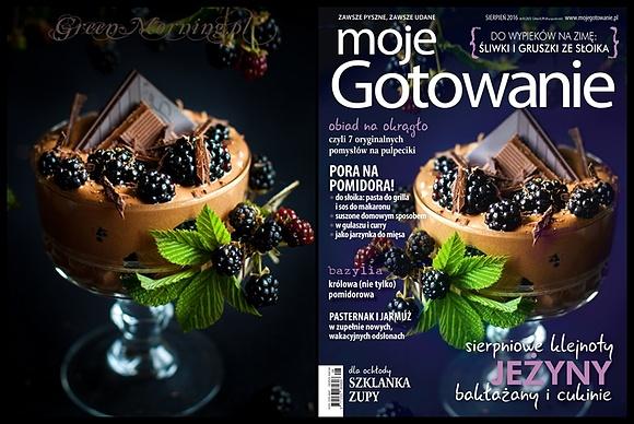 Jeżynowa sesja dla magazynu Moje Gotowanie