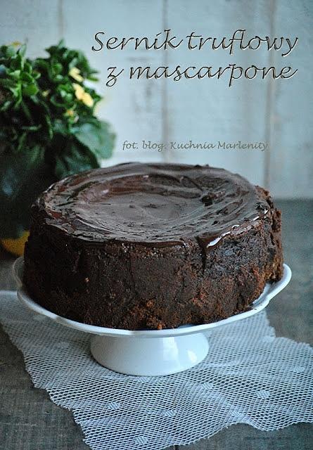 Sernik truflowy z mascarpone i czekoladą
