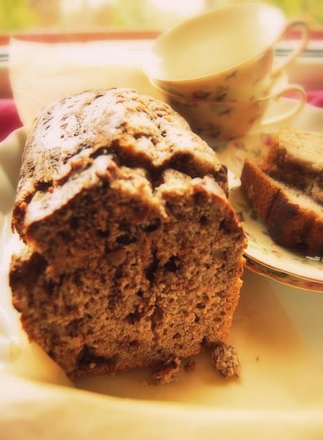 Chlebek bananowy z czekoladą i kakao