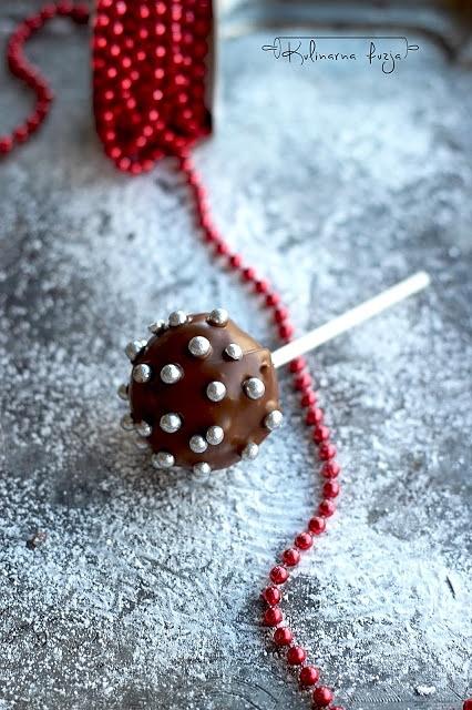 Świąteczne piernikowe cake pops