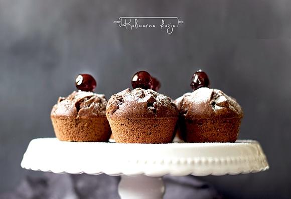 Bardzo czekoladowe muffiny na jesienną chandrę